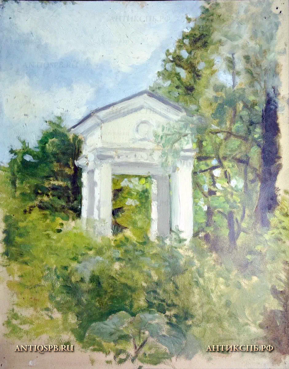 Картина "Беседка". №17340.1
